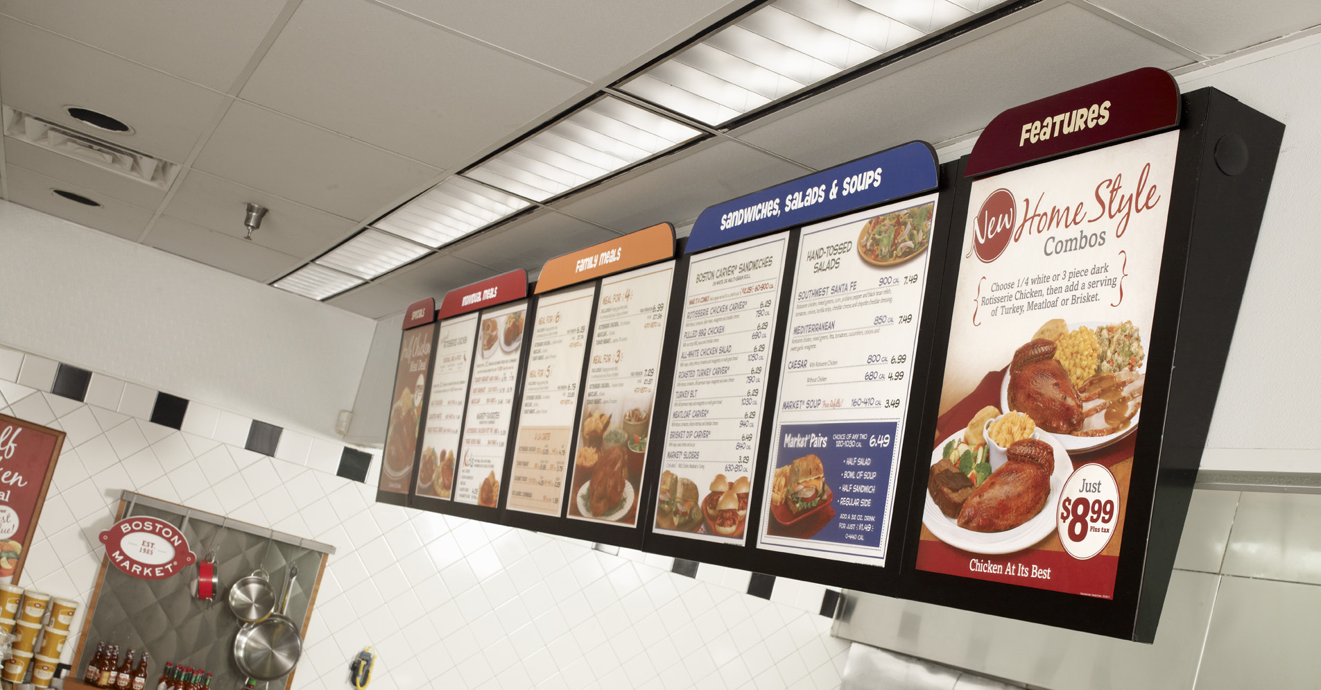 menu board, digital menu boards
